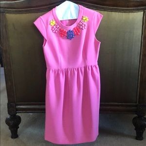 Kate Spade pink embellished cap sleeve dress Sz 4